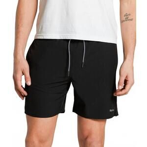 NEW RHYTHM. classic beach short in black
